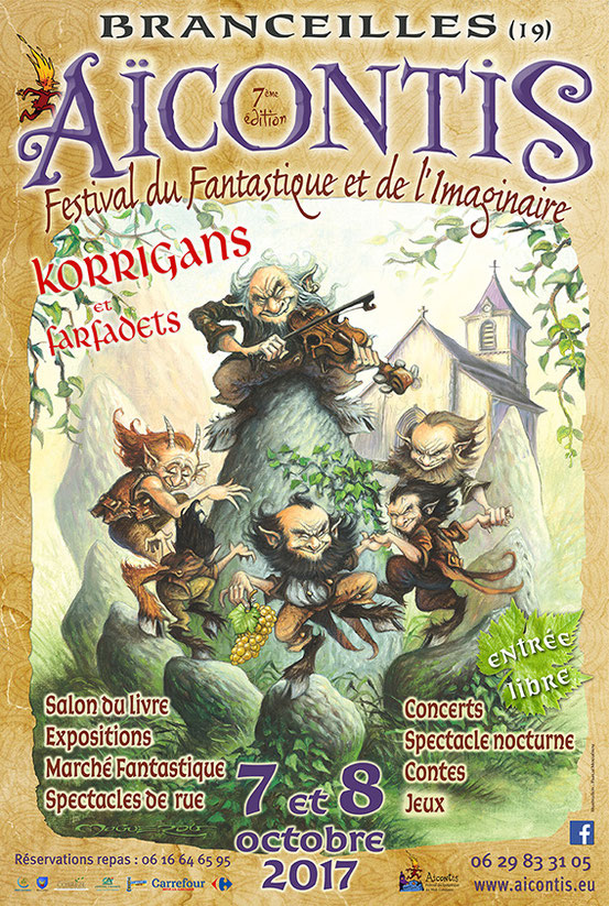Festival Aïcontis à Branceilles les 7 et 8 octobre 2017