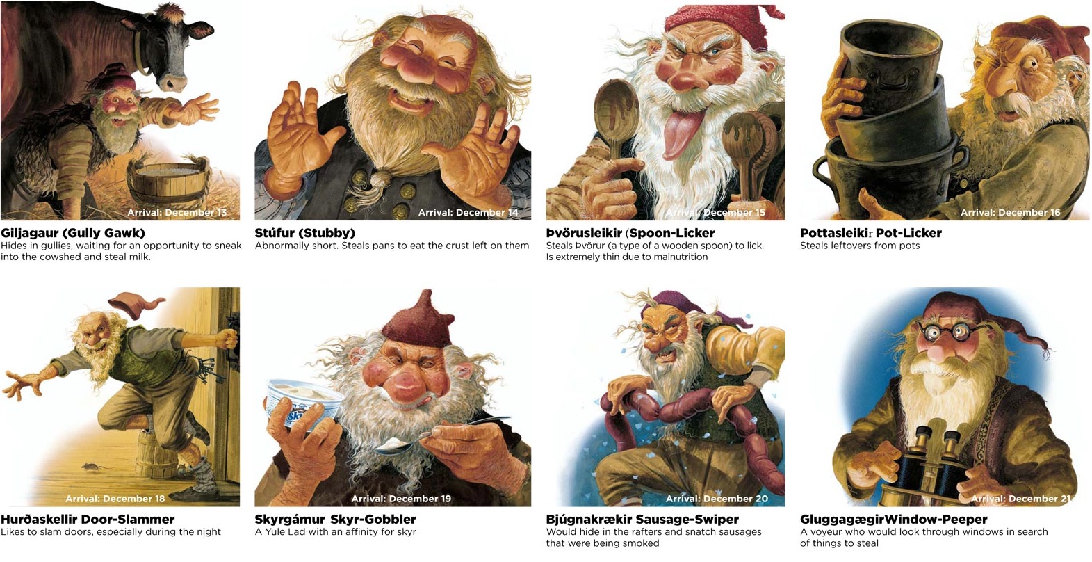 Sur la trace des elfes d’Islande – Les Yule Lads